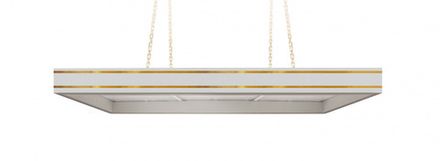 Лампа Neo 3 секции ЛДСП (серый (ЛДСП),фурнитура черная матовая)