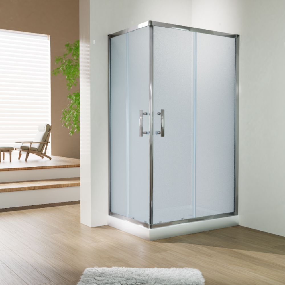 Душевой уголок Esbano ESUGR8021C 120x80x200 Прямоугольная цвет хром