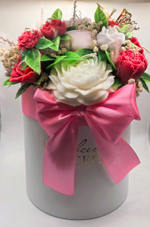 Подарочный набор из 28 цветочных свечей