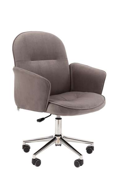 Кресло Chairman Home 130 Россия ткань Т-55 серый