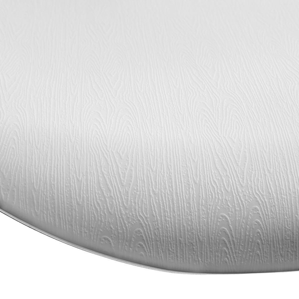 Комплект из 4-х стульев Seven Style белый с хромированными ножками