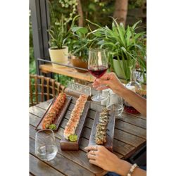 Блюдо прямоугольное 41*9,5 см h4 см Antic Copper Panasia P.L. [2]