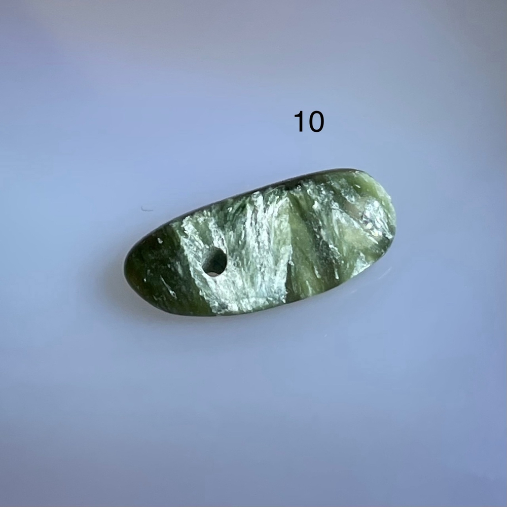 51584 Серафинит Бусина крошка 11-16мм-93