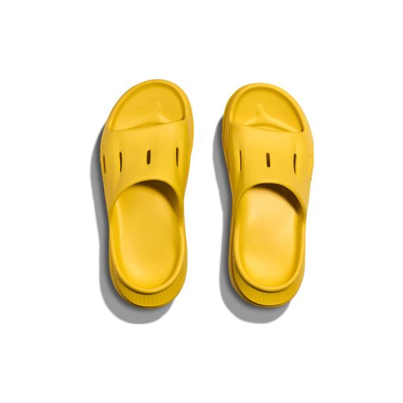 Hoka One One Ora Recovery Slide 3 'Passionfruit Yellow'