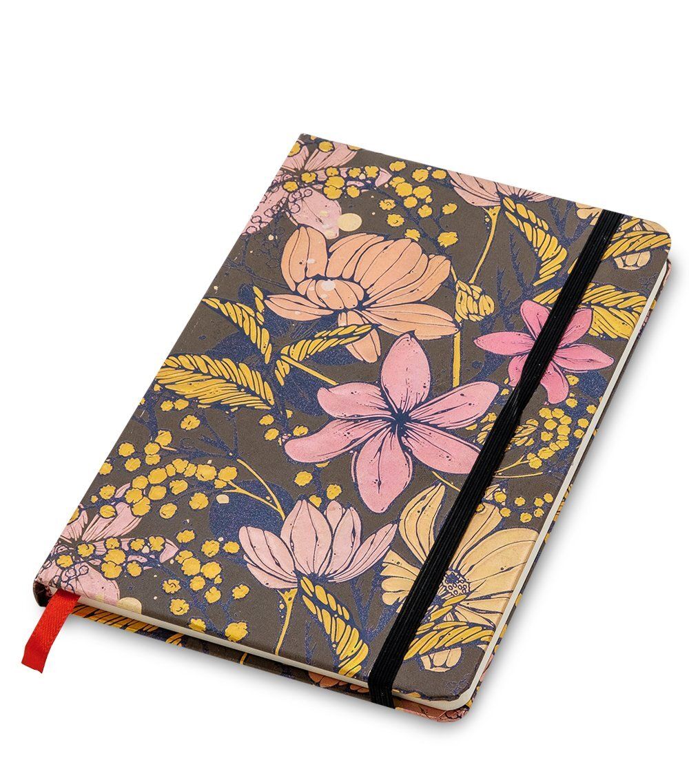 BM-06/1 Блокнот сред. «Весенние цветы» (3D твердая обложка)