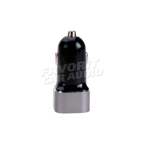 АЗУ 2USB Exployd EX-Z-336 Prime 3100mAh чёрный серая вставка