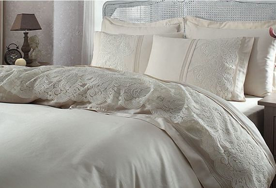 Постельное белье Gelin Home ELMAS  шампань евро