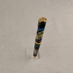 Коллекционная шариковая ручка Parker "Ingenuity Black GT" с поворотным механизмом "Москва" с ручной росписью в коробке