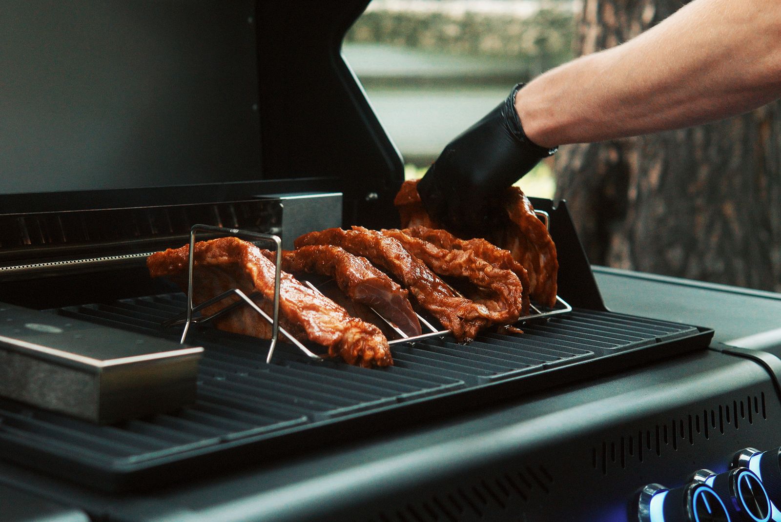 Газовый гриль 4+2 горелки фото №36