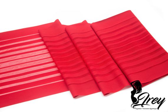 03-49 Кружево-сетка 24 см, красный 100