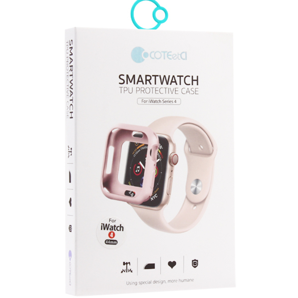 Силиконовый чехол Apple Watch Series 4 40mm (CS7049-PK) Pink COTEetCI