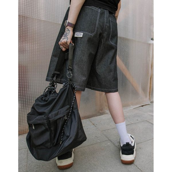 Шорты Baggy черные - фото 4