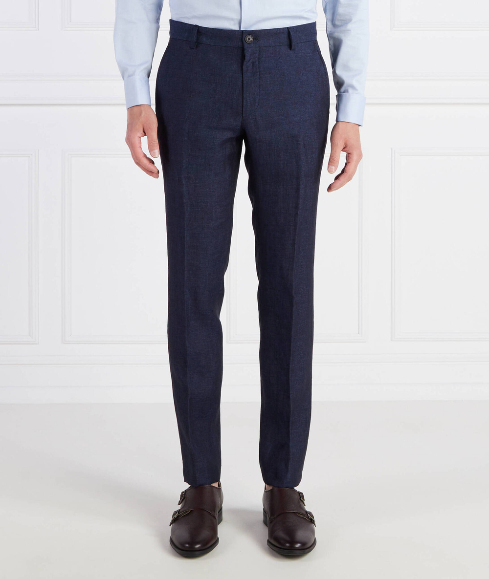 Льняная брюки Hank Joop! - темно-синий(30036440)