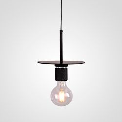 Подвесной светильник RH Utilitaire Disk Shade Pendant Black