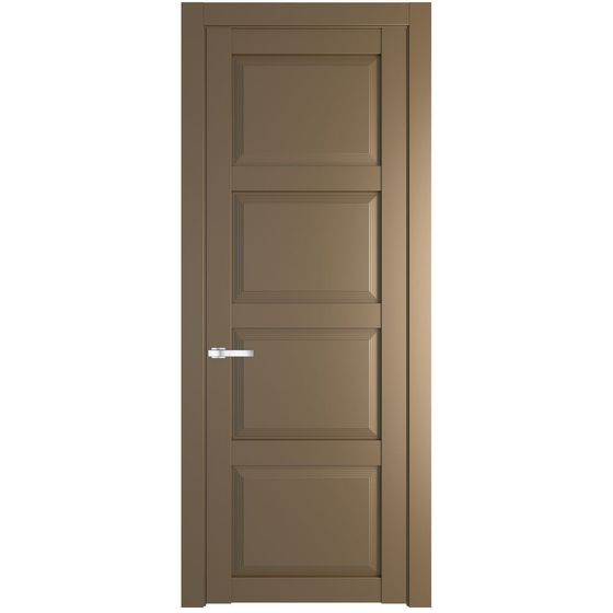 Межкомнатная дверь эмаль Profil Doors 2.4.1PD перламутр золото глухая