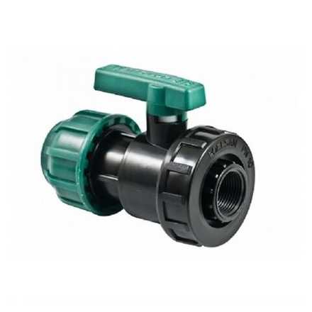 Кран для ПЭ трубы 25мм х 3/4" ВР, Bradas