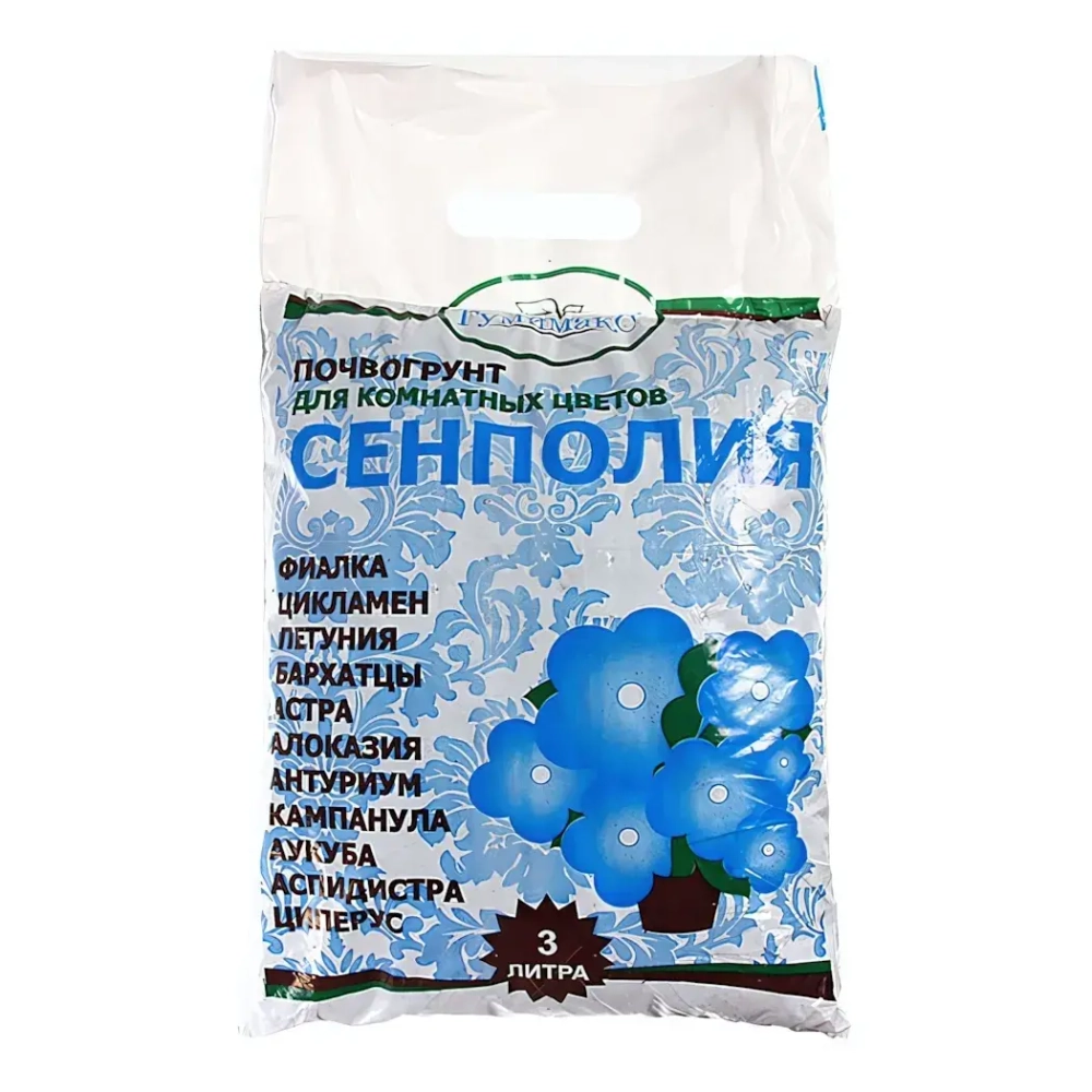 Почвогрунт 3л «Сенполия» Гумимакс