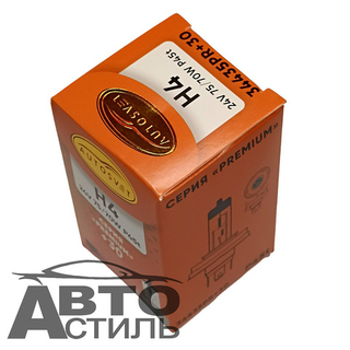 Автолампа H4  24V 75/70W Р45t Автосвет +30% PREMIUM 34435PR+30  ШТ