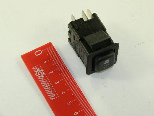 Кнопка вкл. вентилятора отопителя /Г-3302, УАЗ, ЗИЛ/ 12В (АВАР)