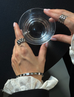 Кольцо ПОДВИЖНАЯ ЦЕПЬ silver