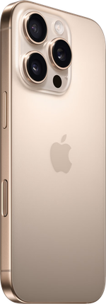 Смартфон Apple iPhone 16 Pro 128 ГБ, Dual: Только eSim, Desert Titanium (пустынный титановый)