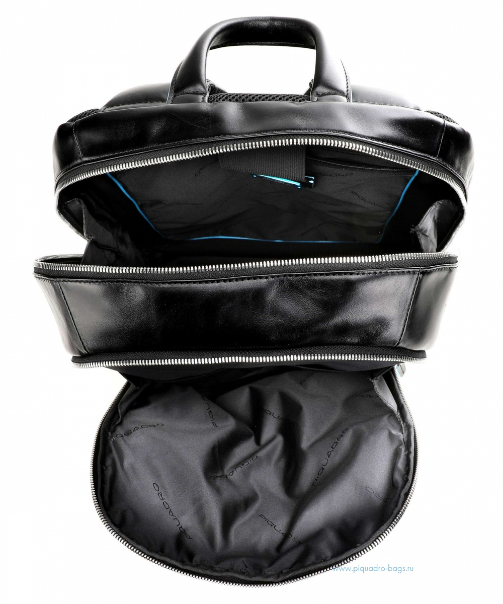 Рюкзак для ноутбука Piquadro Blue Square/Black