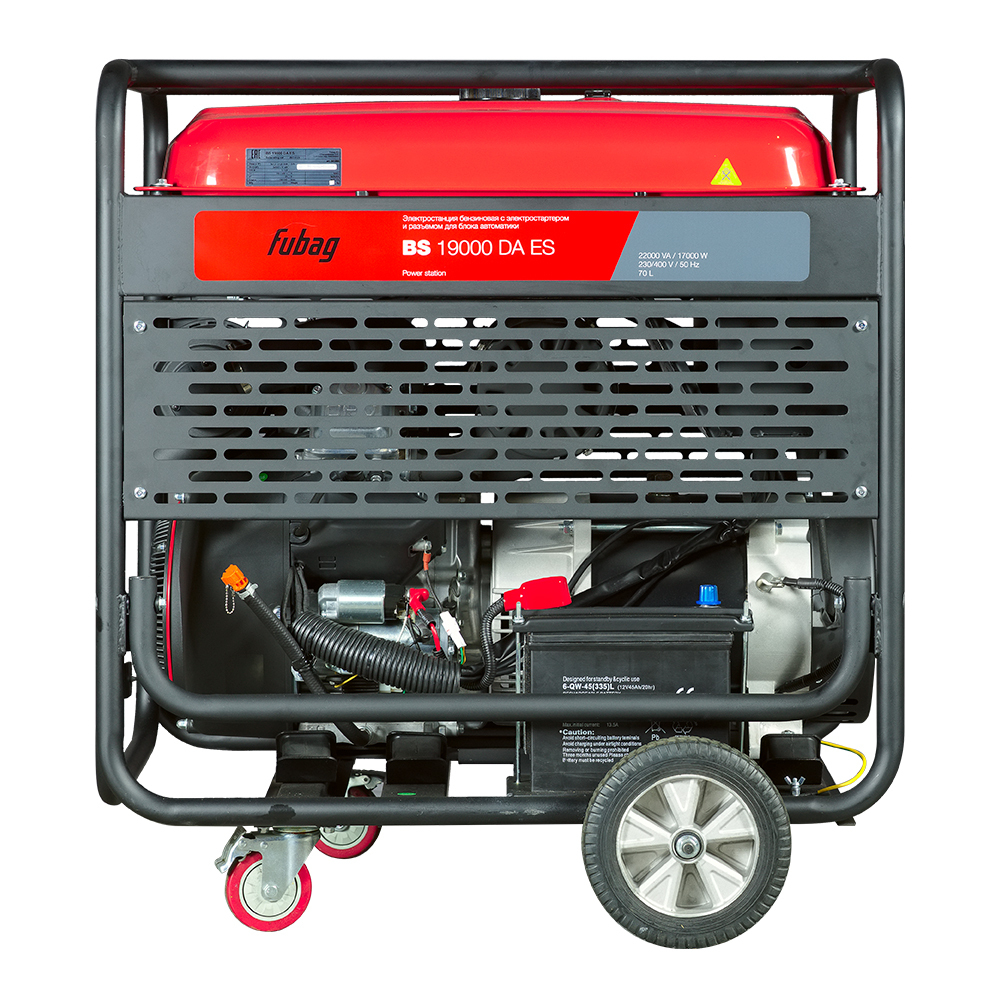 Бензиновый генератор трехфазный Fubag BS 19000 DA ES