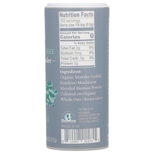 Natierra, органический гриб-баран, 51 г (1,8 унции)