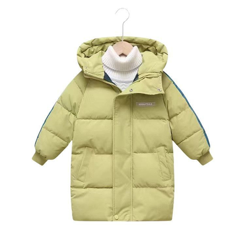 Детский зимний удлиненный пуховик