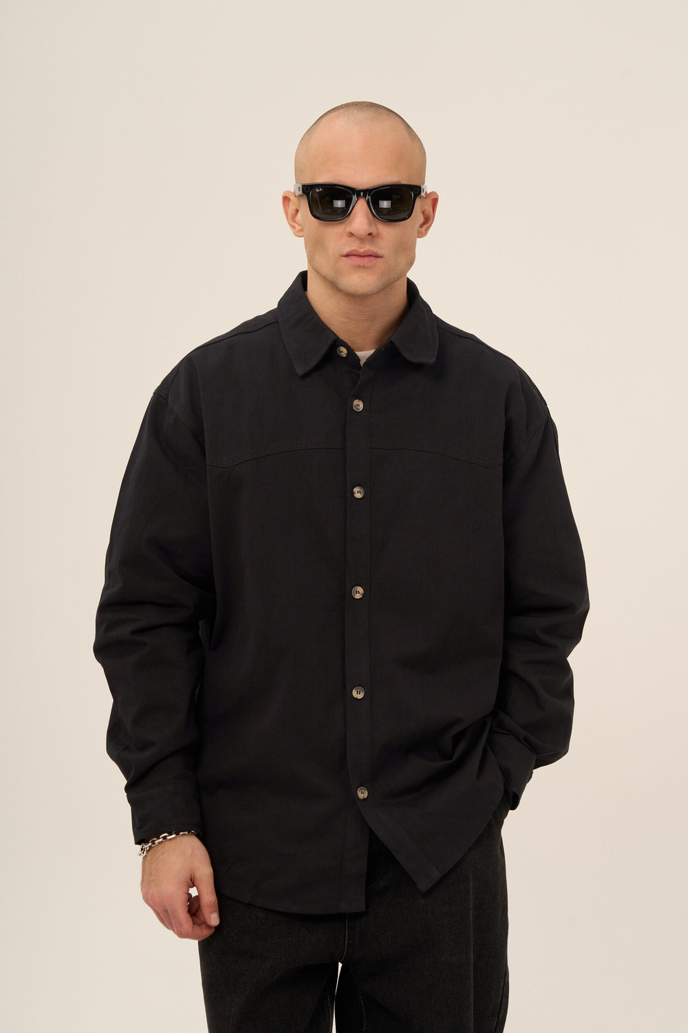 Рубашка KUL'TURA "DENIM COWBOY" Черный