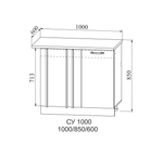 Лофт Бетон темный СУ 1000