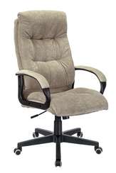 Кресло руководителя Бюрократ CH-824 Fabric песочный Light-21 на колес. пластик