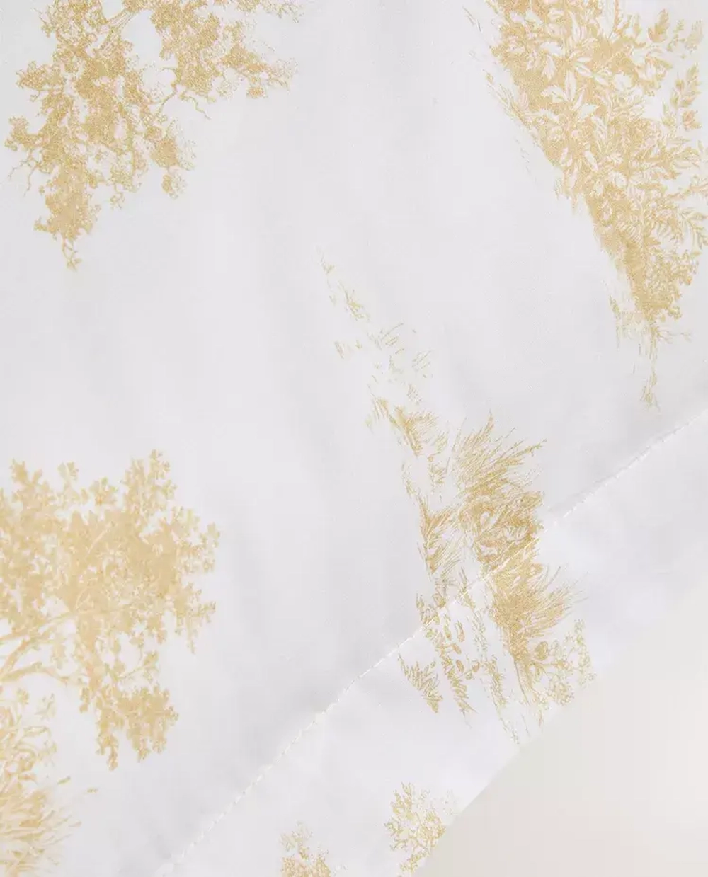 ZARA HOME НАВОЛОЧКА С ПРИНТОМ, ЖЕЛТОВАТО-БЕЛЫЙ