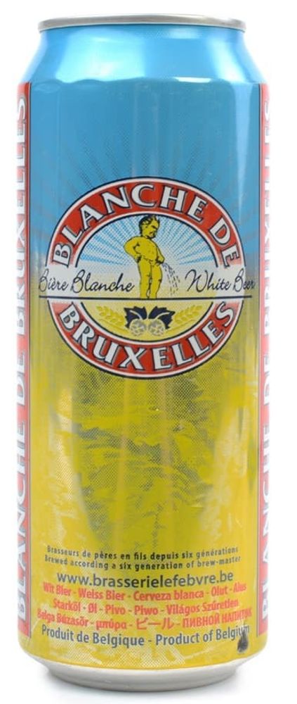 Пиво Бланш де Брюссель пшеничное / Blanche de Bruxelles 0.5 - банка