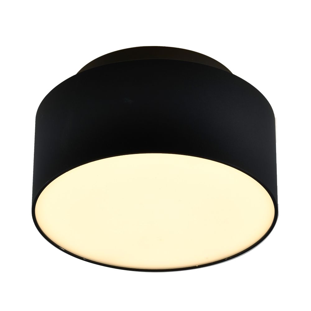 ST166.432.17 Светильник потолочный Черный LED 1*12+5W 3000K 1 190Lm Ra&amp;gt;90 120 ° IP20 D115xH62 85-265 Накладные светильники
