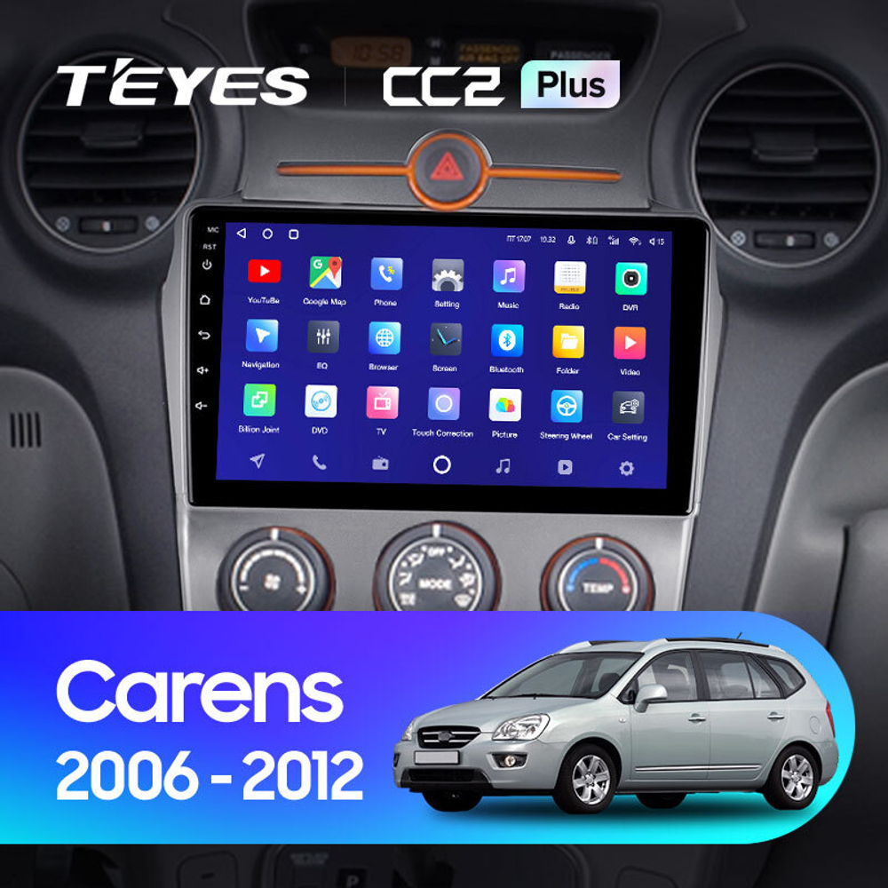 Teyes CC2 Plus 9" для KIA Carens 2006-2012