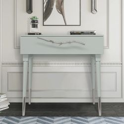 Консоль Арт Колор matte Стайл Сильвер Серый дым матовый