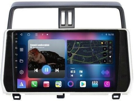 Магнитола Toyota Land Cruiser Prado 150 2017-2023 - FarCar BM1053M на Android 12, QLED, ТОП процессор, 4+32, CarPlay, 4G SIM-слот