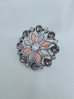 "Мурен" кольцо в серебряном покрытии из коллекции "Пастель"