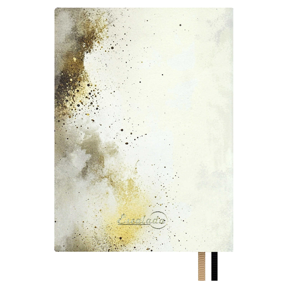 Ежедневник датированный 2026 ESCALADA, А6, 120 л., арт. 70315/ 20 БЕЙБИСКИН ЧЁРНЫЙ (кожзам: 105x150 мм, мягкий переплёт, материал обложки: искусственная кожа "Бейбискин"; декор: тиснение фольгой; способ крепления блока: ниткошвейный; вн. блок: 120 л.