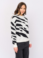 Джемпер из вискозы и хлопка