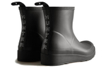 HUNTER Waterproof Rain Boots Women"s Black Dial With White Logo