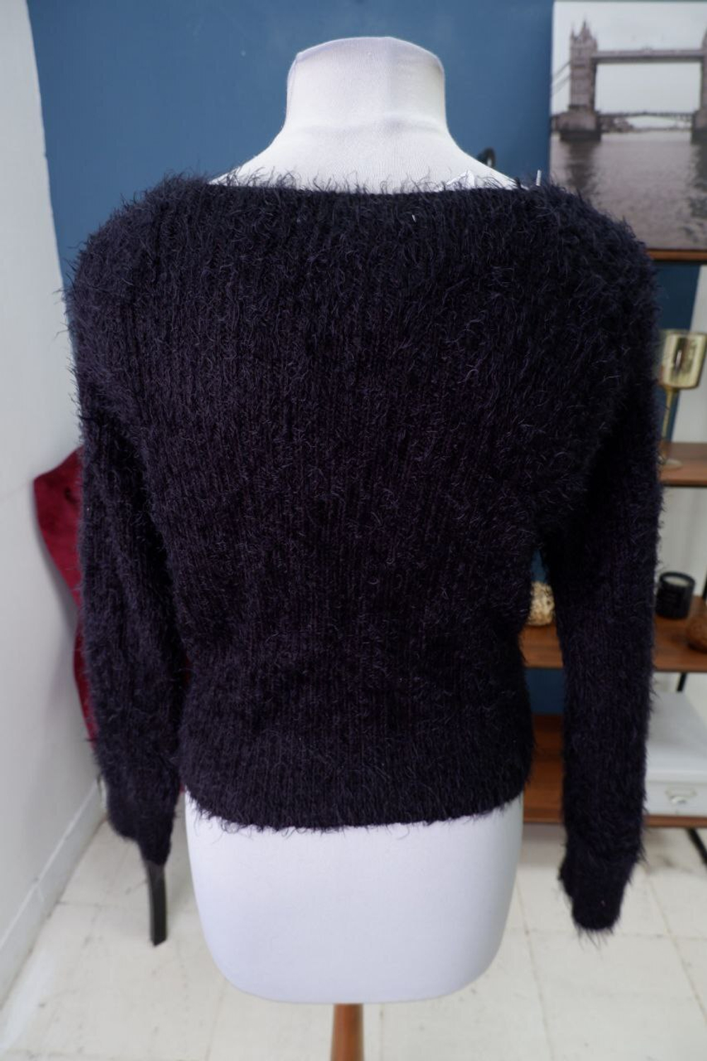 Джемпер пушистый 44 размер