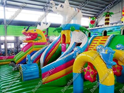 Коммерческий батут "Логово дракона" 14,6*14*7 м