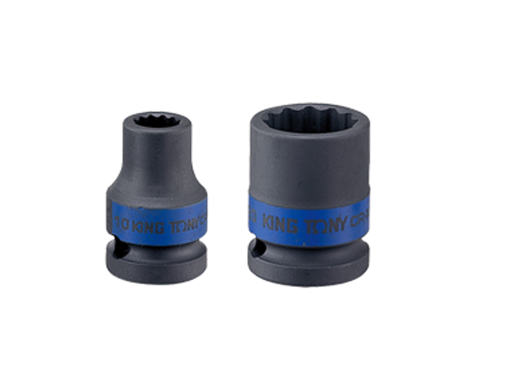 Головка торцевая ударная двенадцатигранная 1/2, 21 мм king tony 453021M