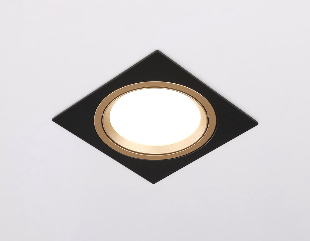 TN51918 BK/GD черный/золото GX53 max 12W 115*115*23