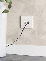 BRITE Розетка двойная RJ11+RJ45 кат.5E РК/Т12-БрЖ жемчуг IEK