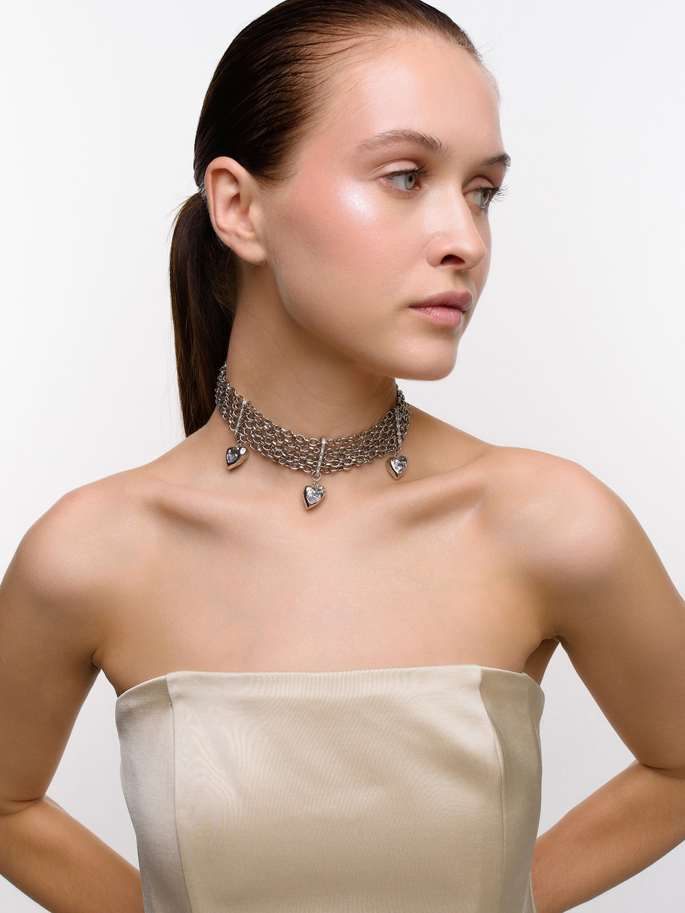 Колье "Ice Heart" Silver
