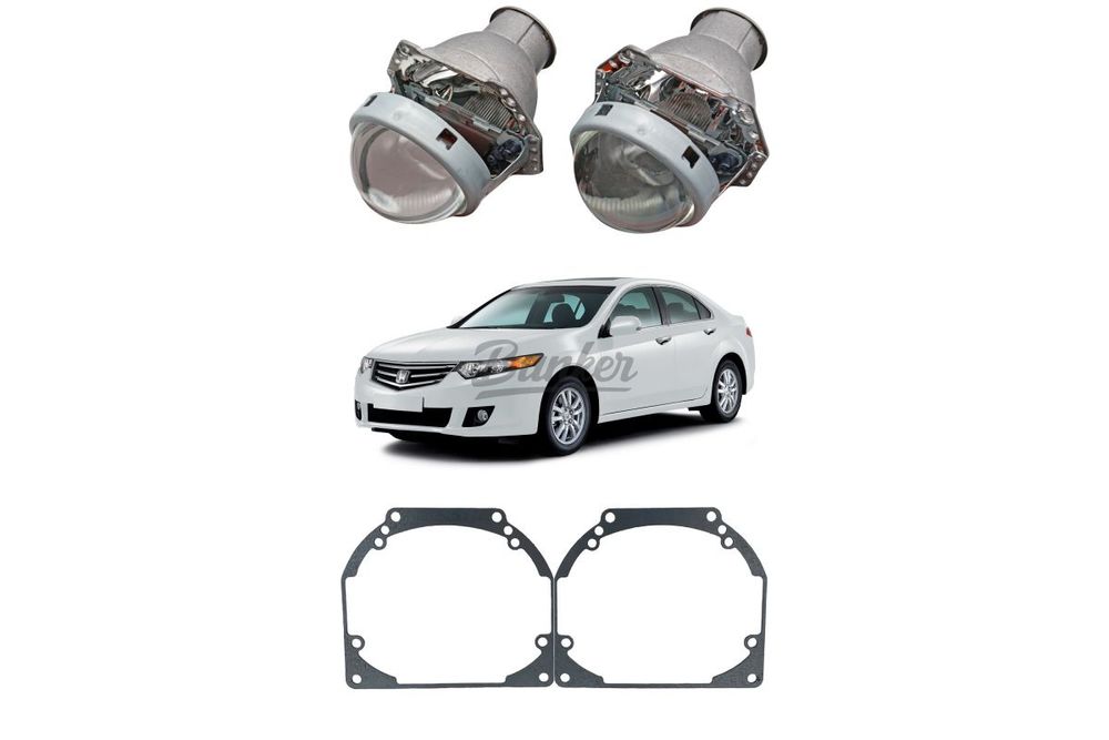Готовый комплект для замены штатных линз Honda Accord 8 рестайлинг 2011-2013