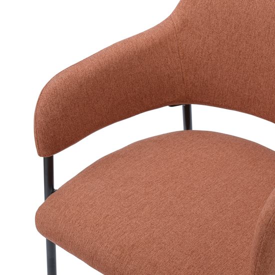 Стул wendy, рогожка, терракота